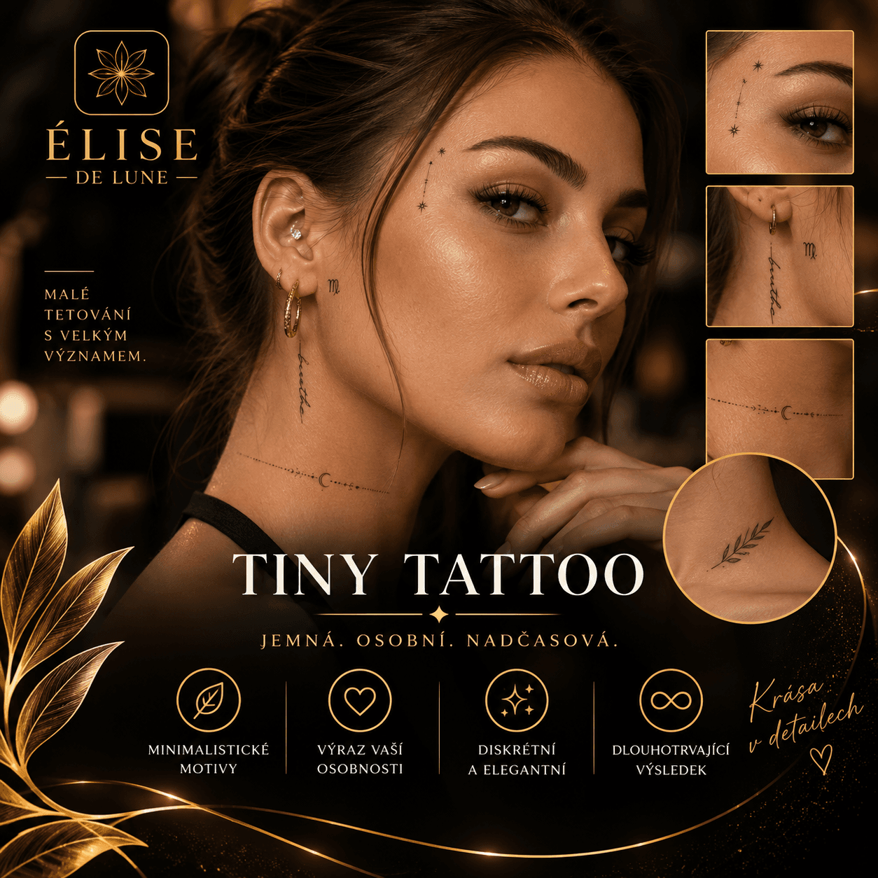 Minimalistické tetování Tiny Tattoo